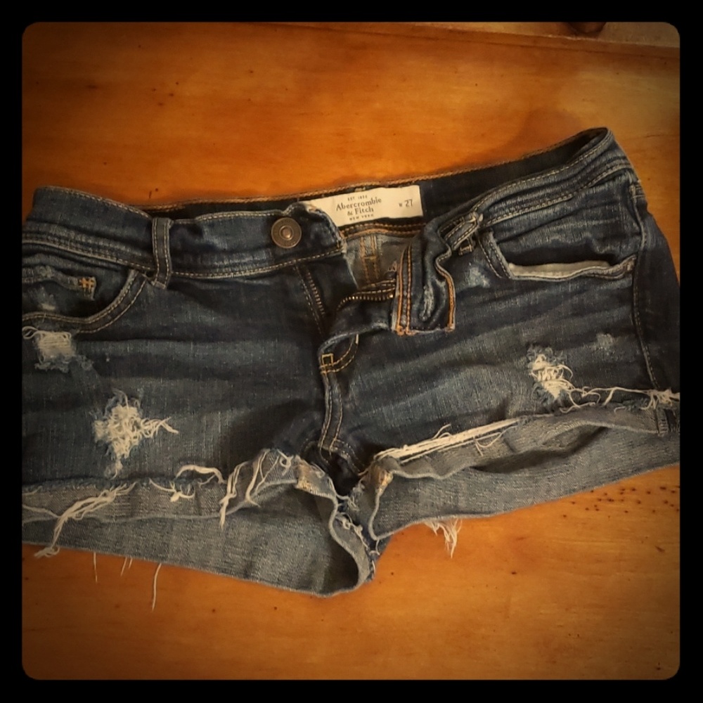 Denim shorts